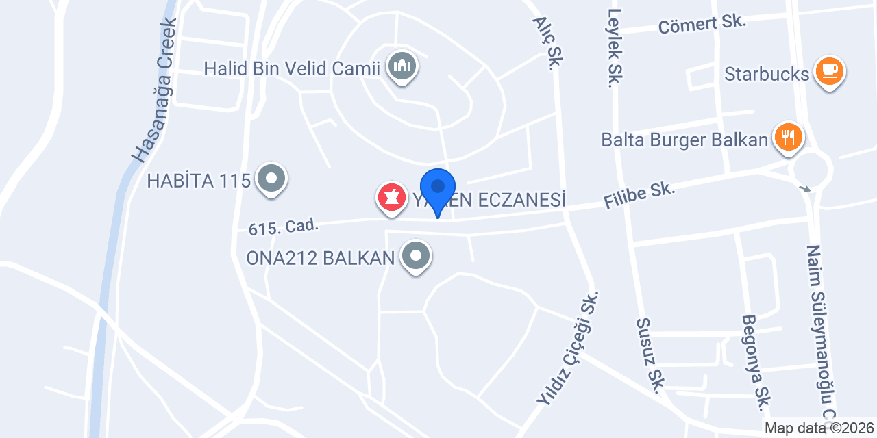 Balkan Cafe Organizasyon konumu