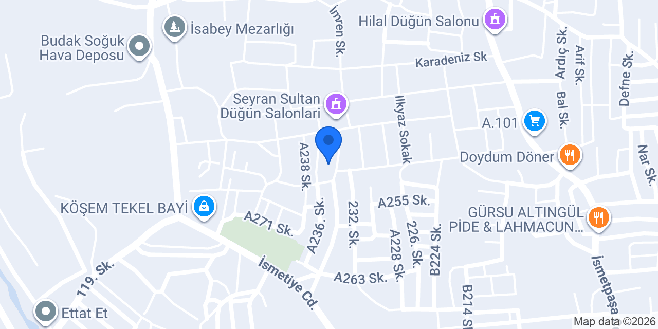Adiloğlu inşaat yapı konumu