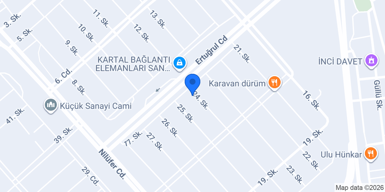 Çalı Et Tanzim konumu