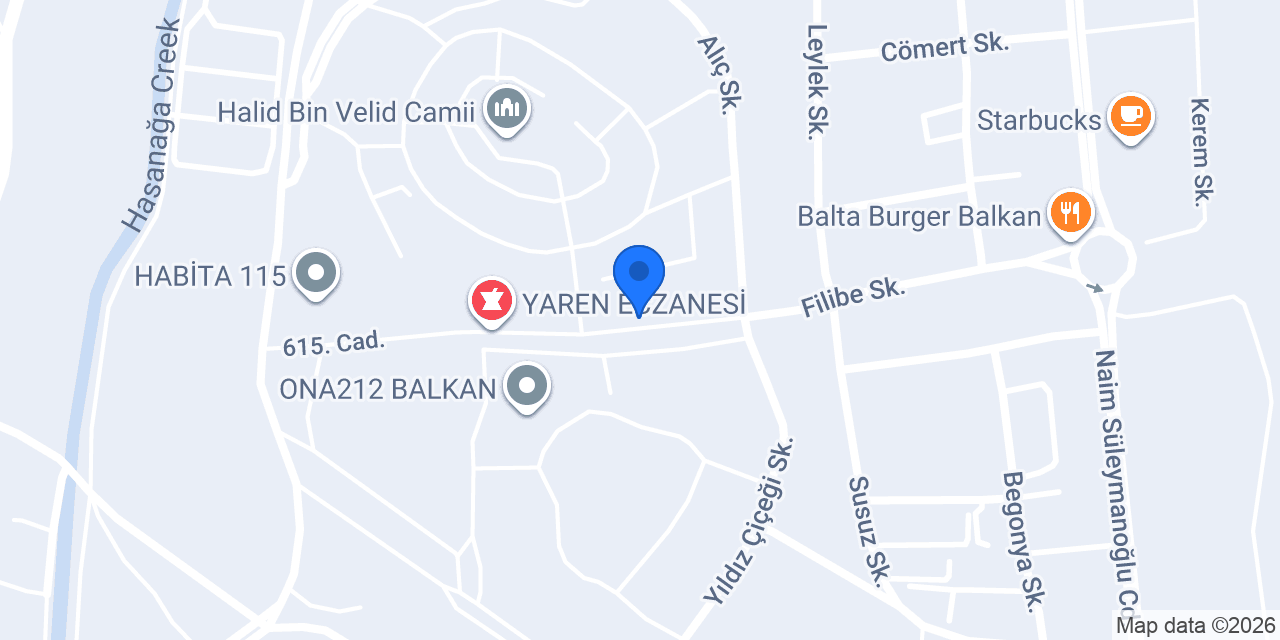 SC Cam Balkon Sistemleri - Hasanağa konumu