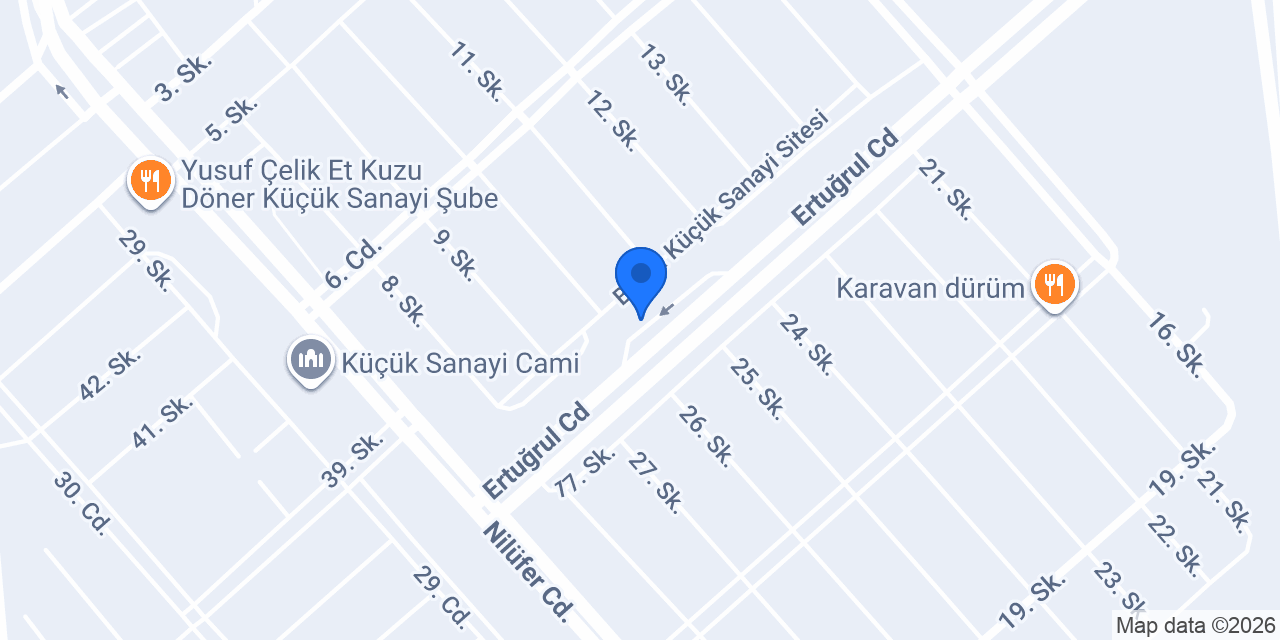 Hizmet Oto Lastik konumu