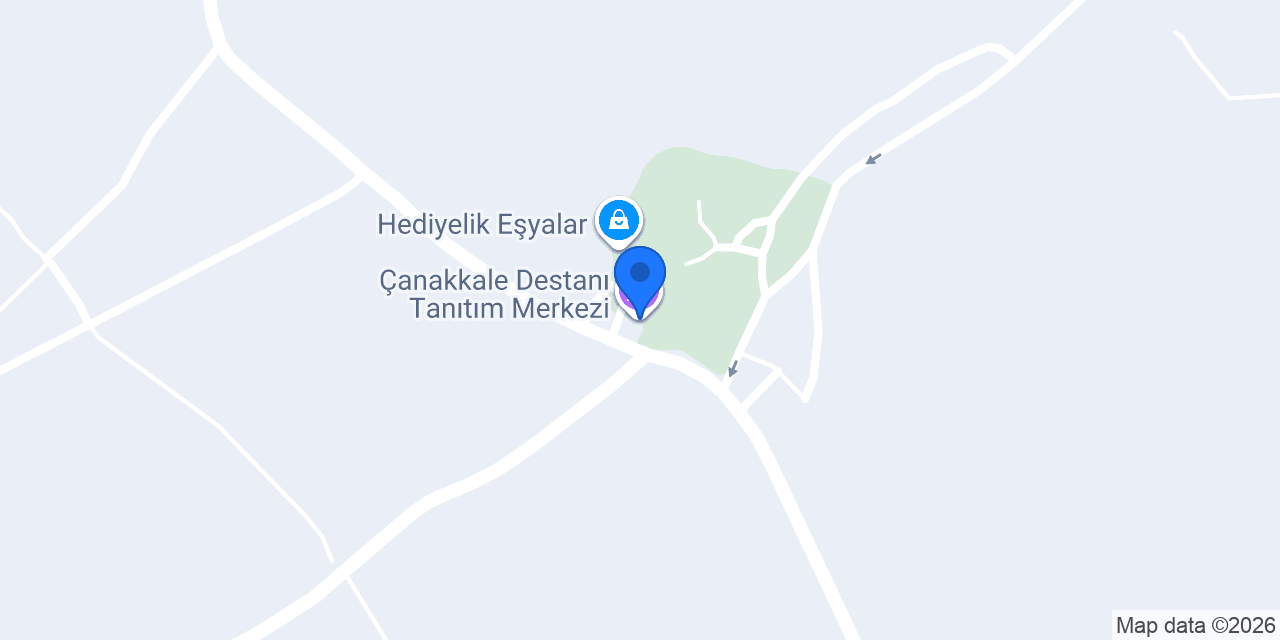 Çanakkale Destanı Tanıtım Merkezi konumu