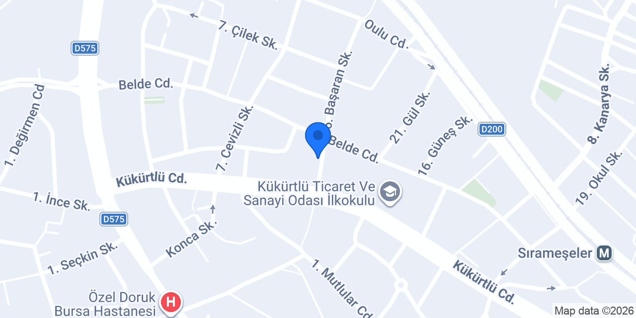 Bade Mantı Evi Kükürtlü konumu