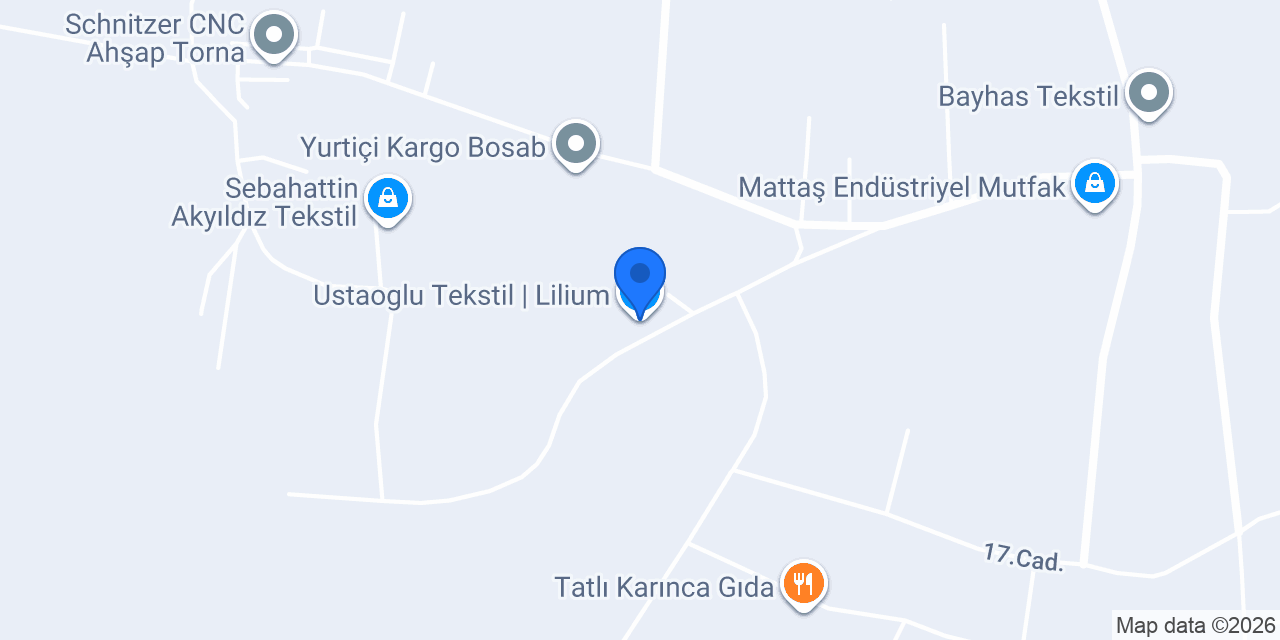 Ustaoglu Tekstil | Lilium konumu