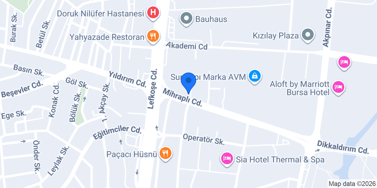Kardelen Kestane Şekeri konumu