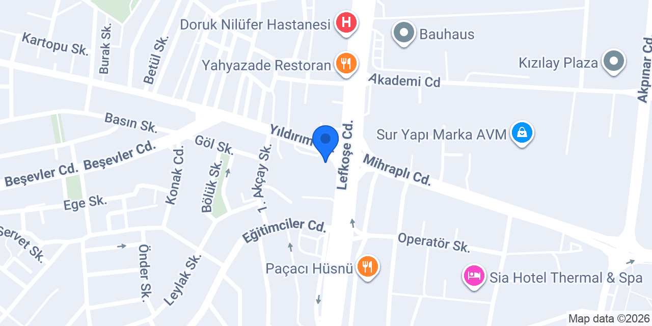 MODA DİŞ KLİNİĞİ konumu