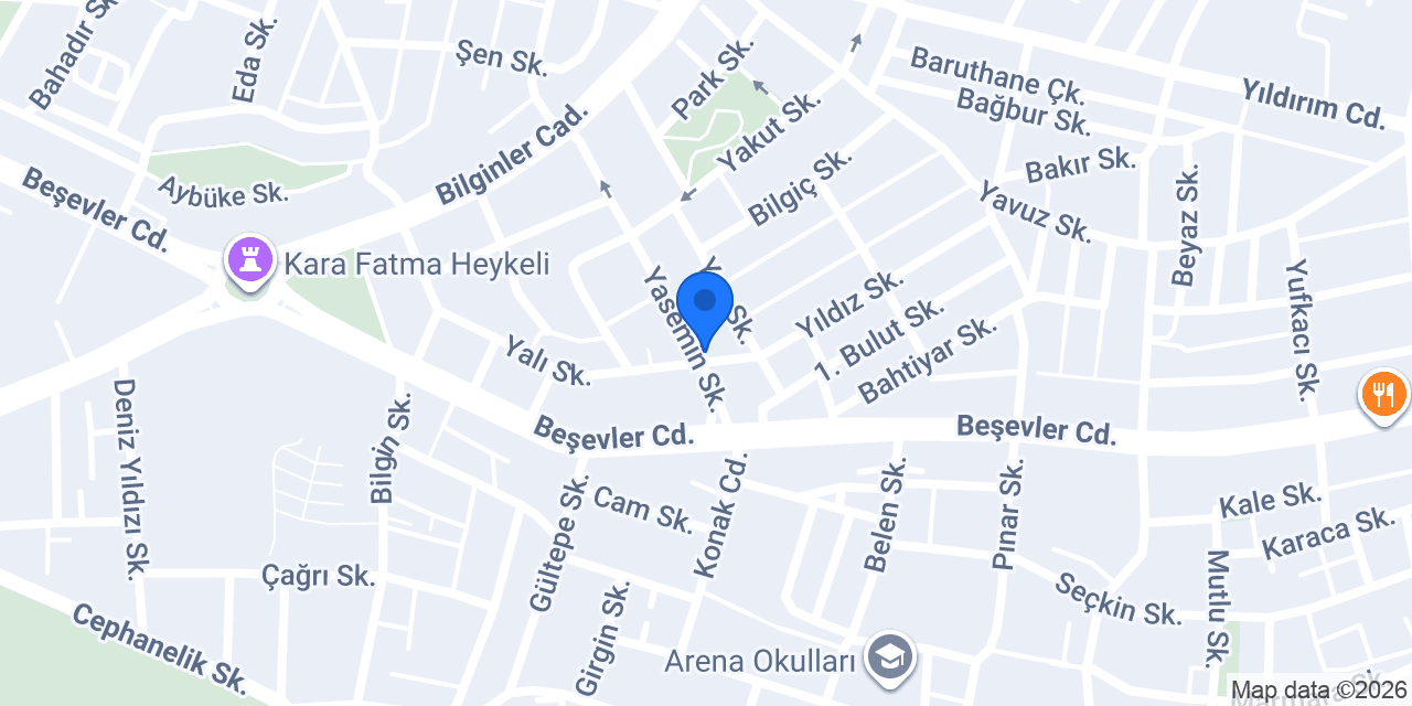 Adadil İngilizce konumu
