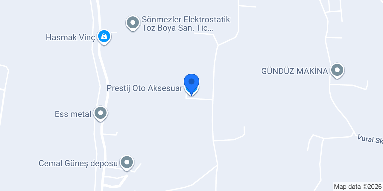 Prestij Oto Aksesuar konumu