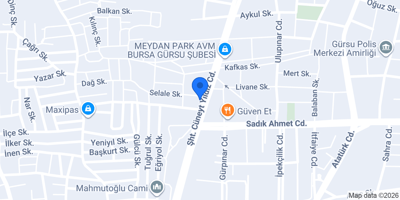 ÖZEL MELEK SAĞLIK KABİNİ konumu