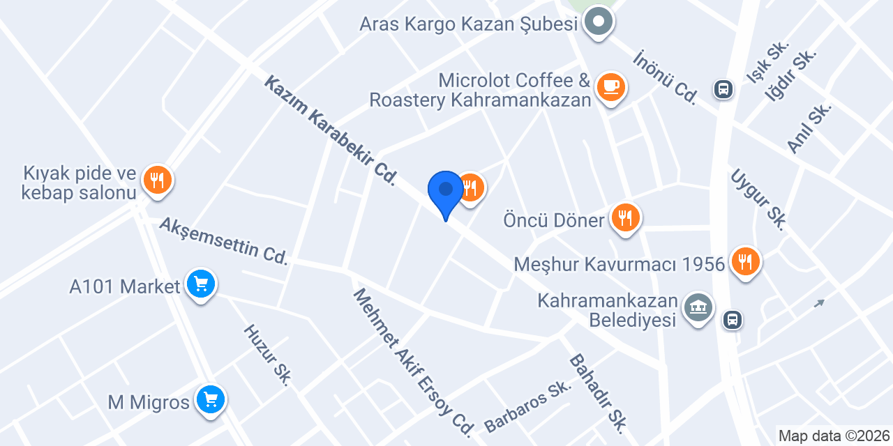 Samet ULUGAY Erkek Kuaförü konumu