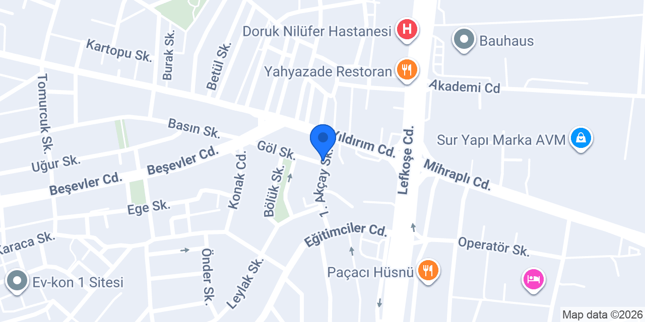 Dobrapita Boşnak Börekçisi Beşevler konumu