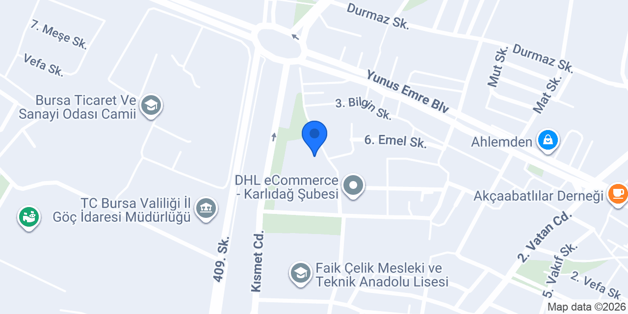 Vatan Anaokulu konumu