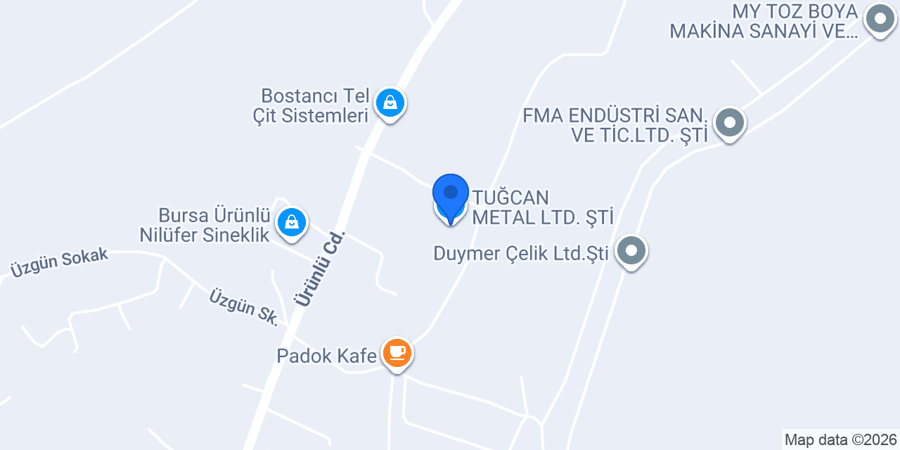 TUĞCAN METAL LTD. ŞTİ. konumu
