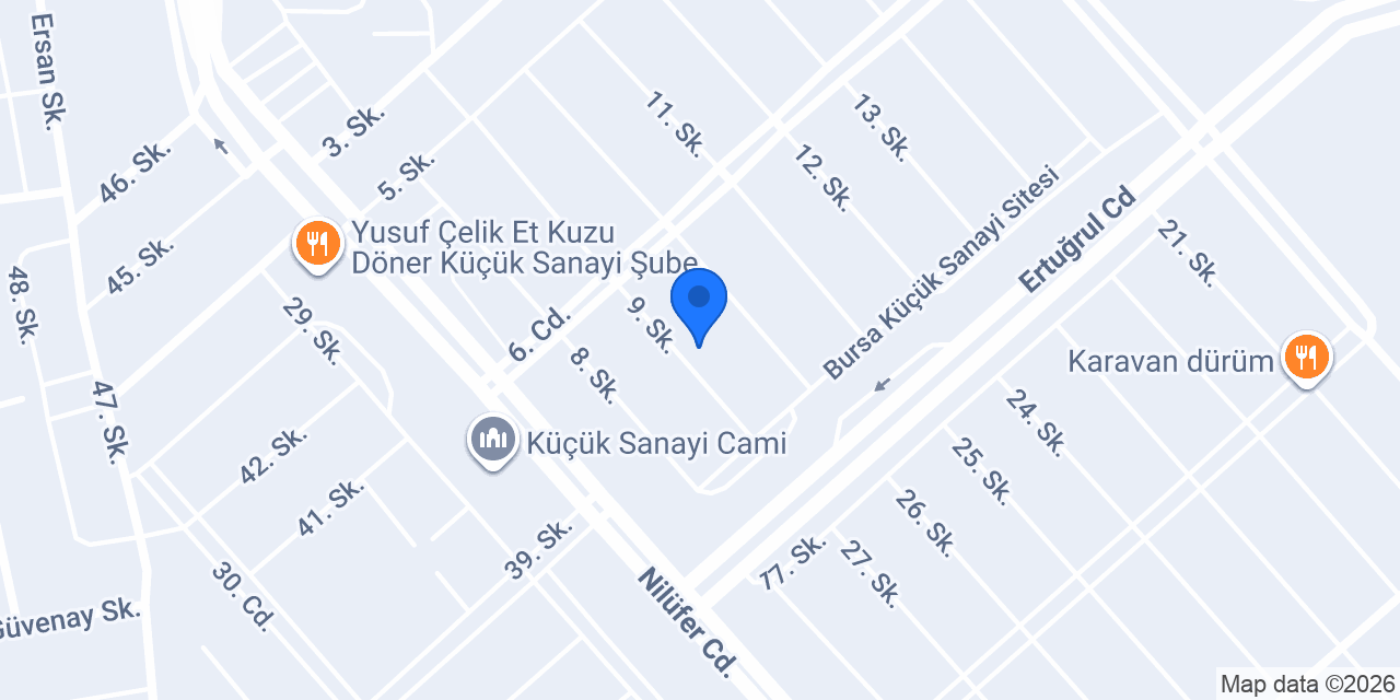 Bursa Hasarlı OTO ALIM konumu