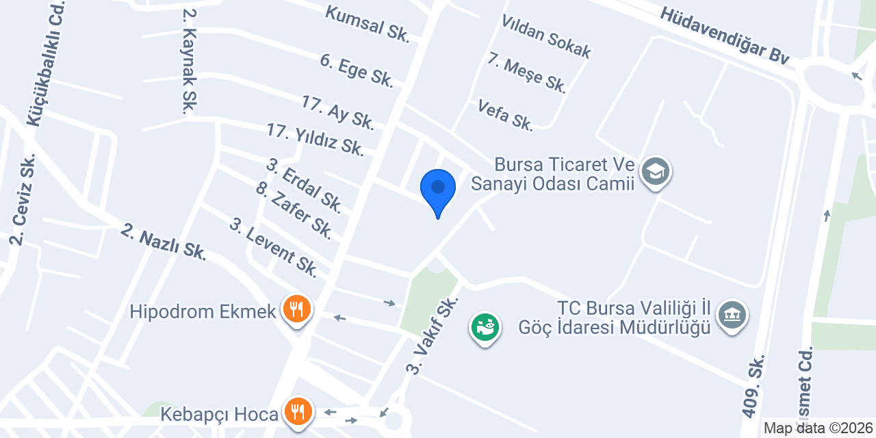Beyaz Cam Sanayi konumu