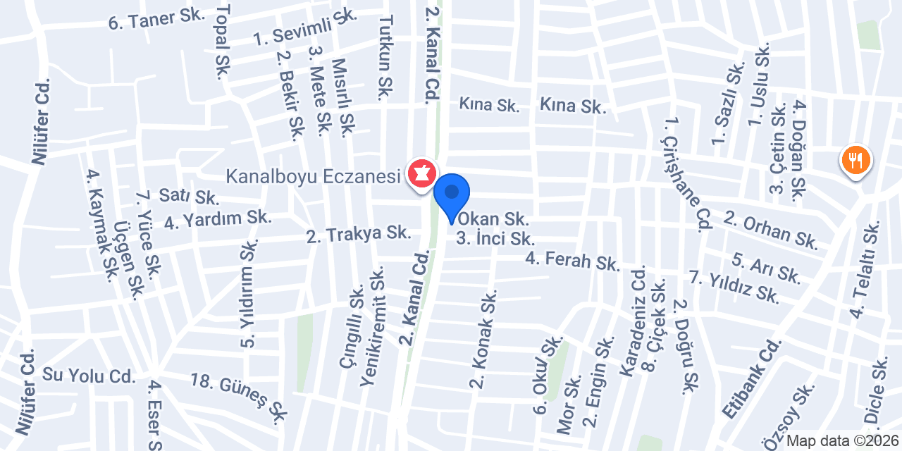 Kanalboyu Lezzet Durağı konumu