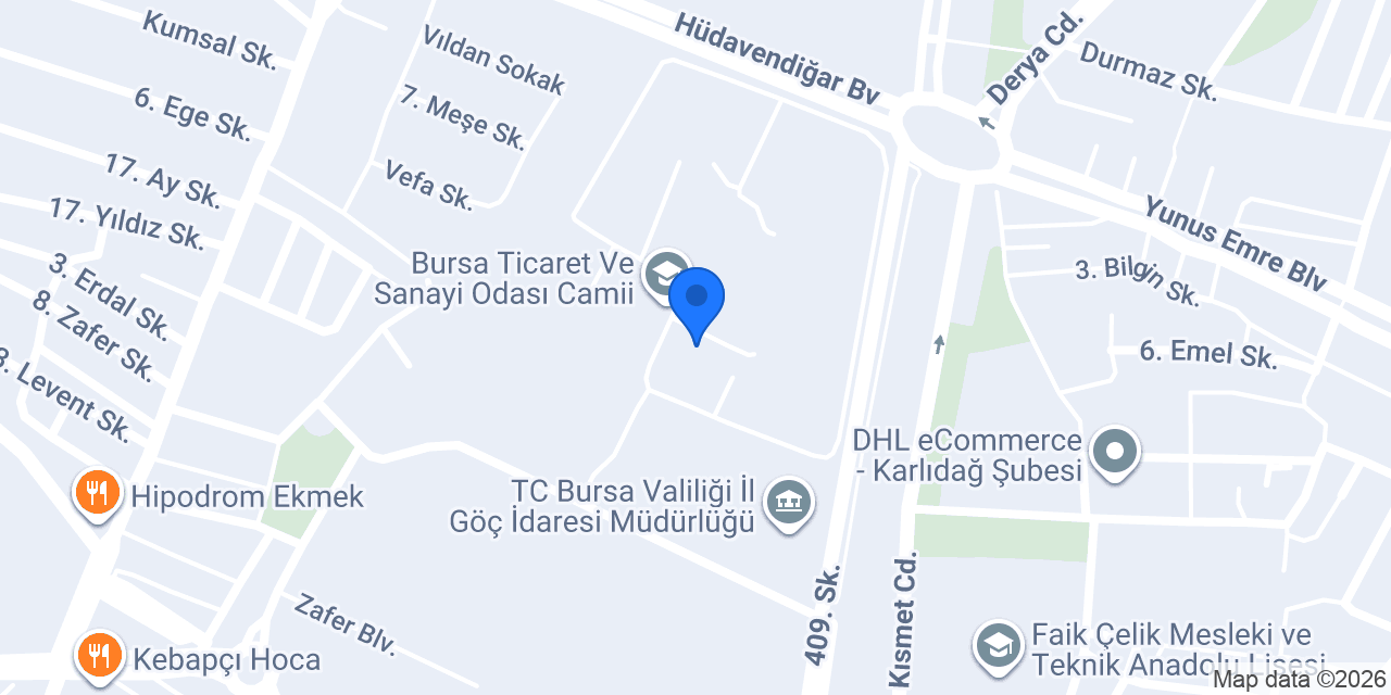 BTSO Eğitim Vadisi UZEM konumu