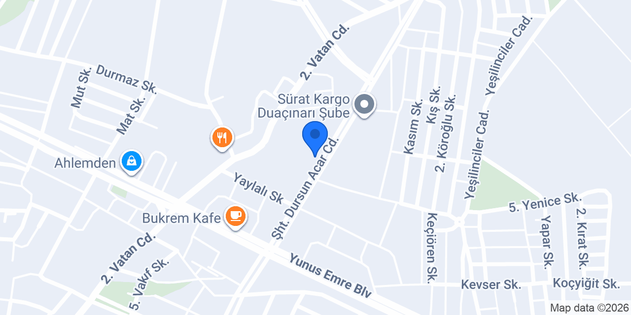 Ahsen Market konumu