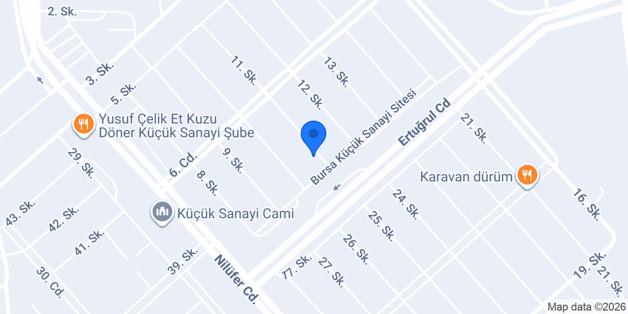 Soydan Otomotiv konumu