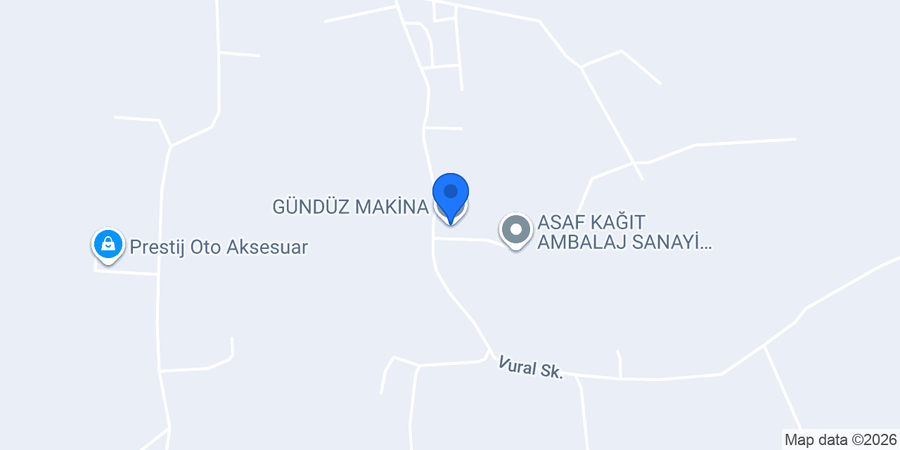 GÜNDÜZ MAKİNA konumu