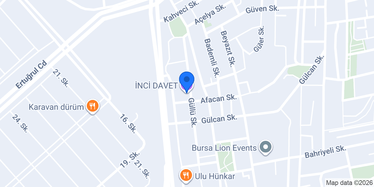 İNCİ DAVET konumu