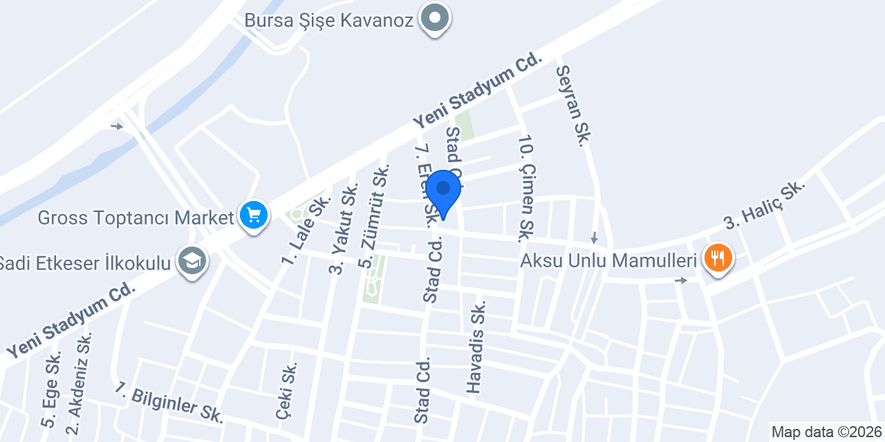 Tuğba Kuaför konumu