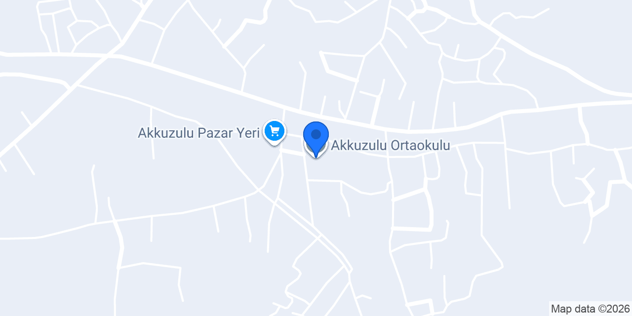 Akkuzulu Ortaokulu konumu