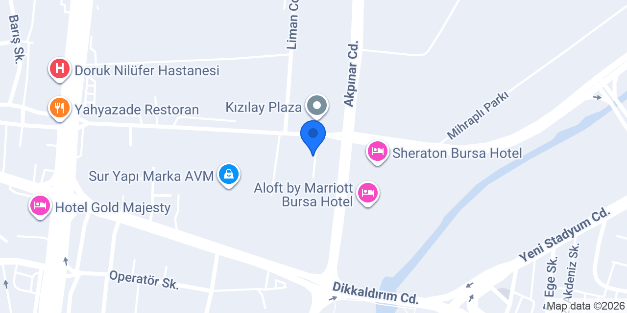 Fizyonil Sağlıklı Yaşam Merkezi konumu