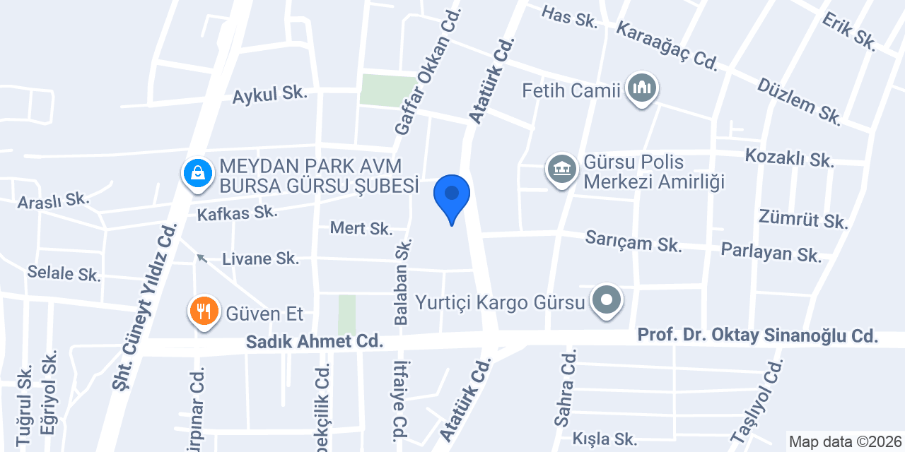Dera Davet Organizasyon Cafe konumu