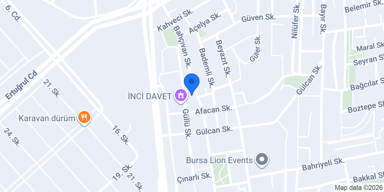 Murat Hüdavendigar Vakfı konumu