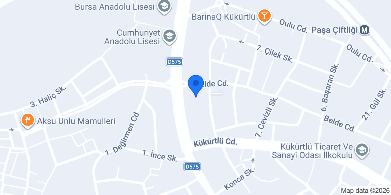 Miray Gürler Pilates Studio konumu