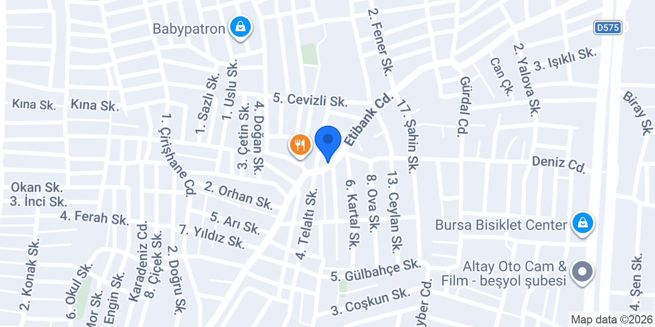 Çakır Pide konumu