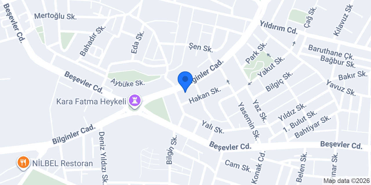 Tatil.Com Beşevler Ofis konumu