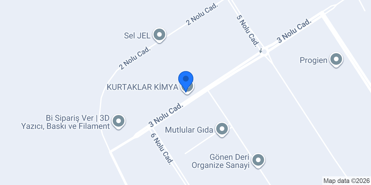 KURTAKLAR KİMYA konumu