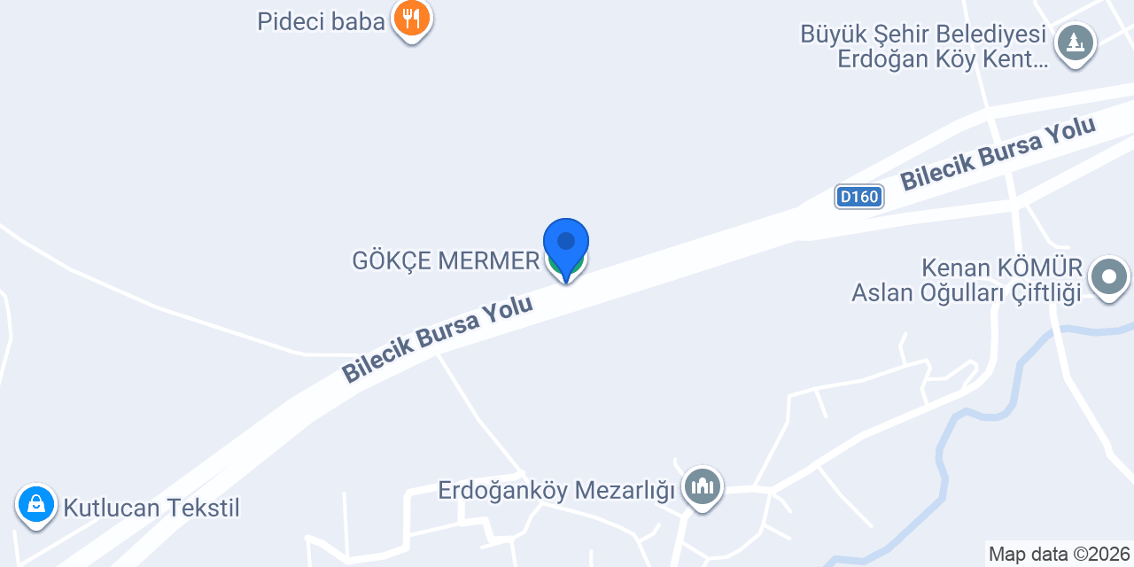 GÖKÇE MERMER konumu