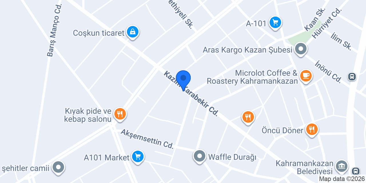 Hava Pilates Studio konumu
