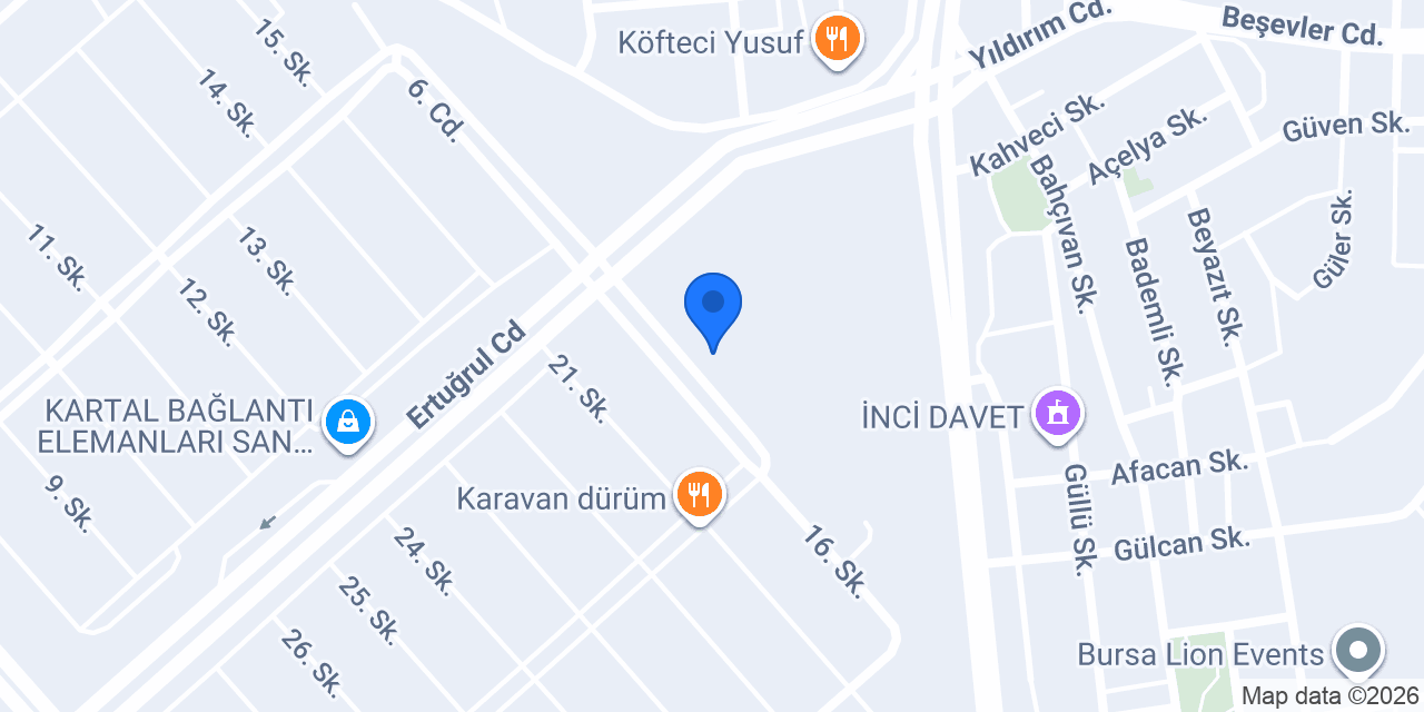 Nilüfer Kepçe konumu