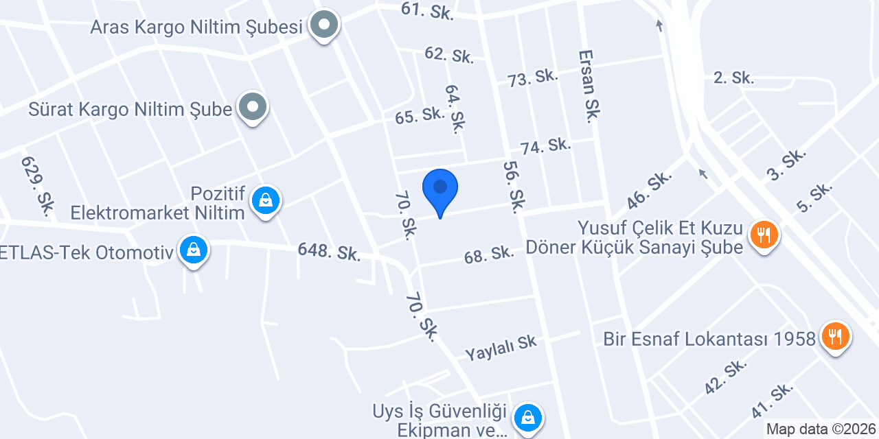 Ezgi Reklam konumu