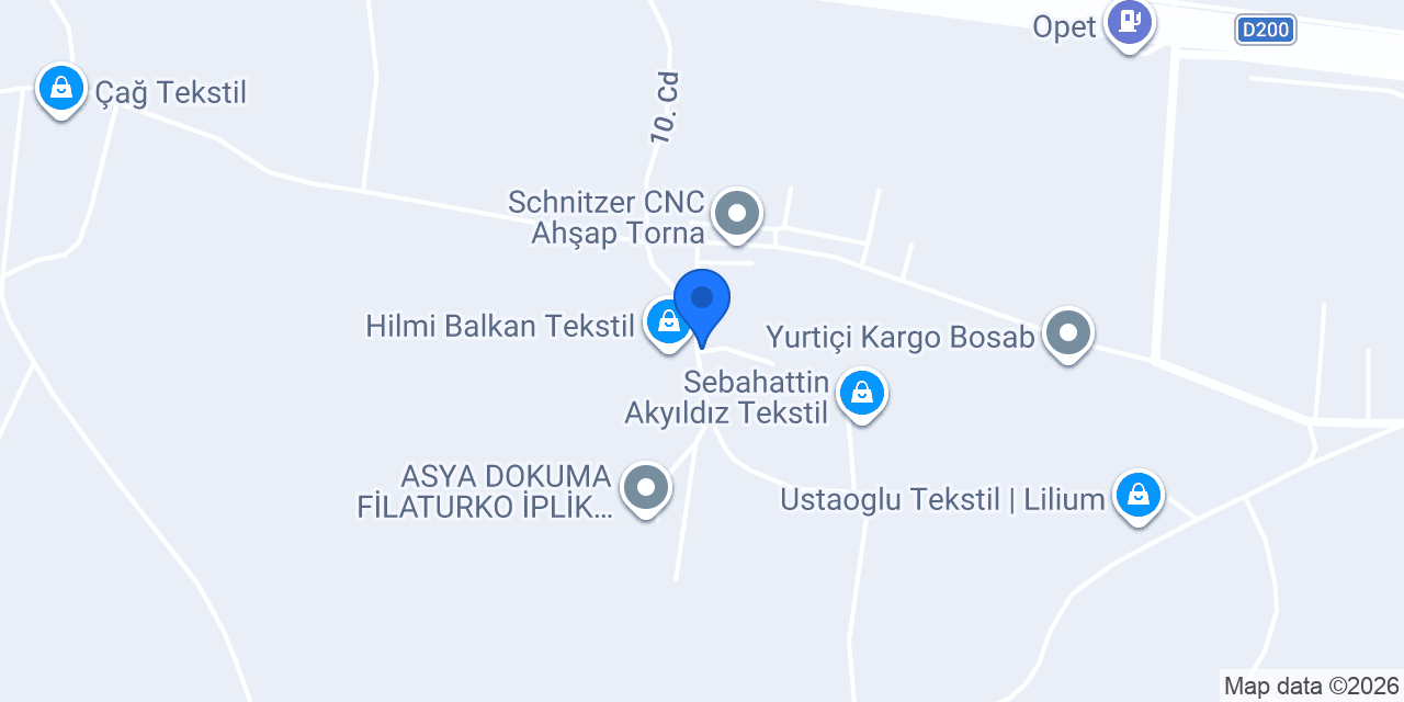 Yusufoğlu Tekstil konumu