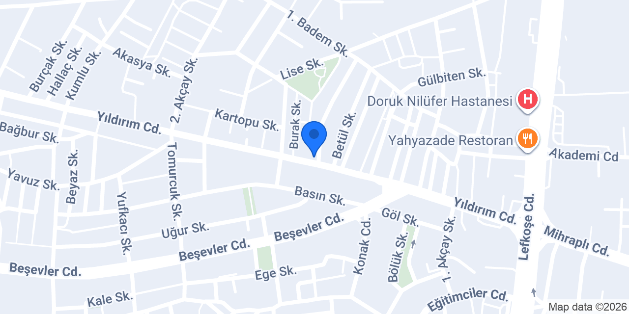 Pala Yılmaz Hukuk Ve Danışmanlık Bürosu konumu