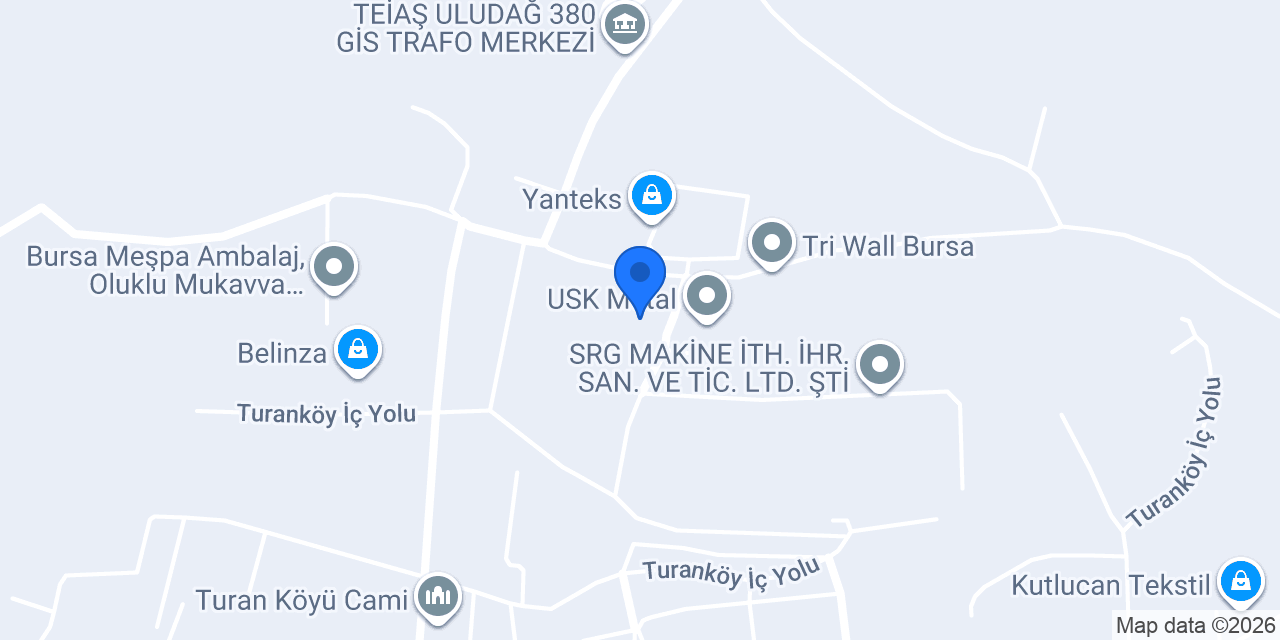 Cedit Makina konumu