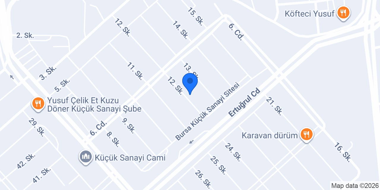 BURSA OPEL ÖZEL SERVİS konumu