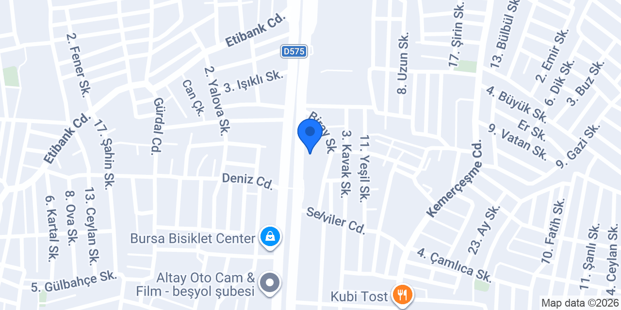 Hocaoğlu Ticaret konumu