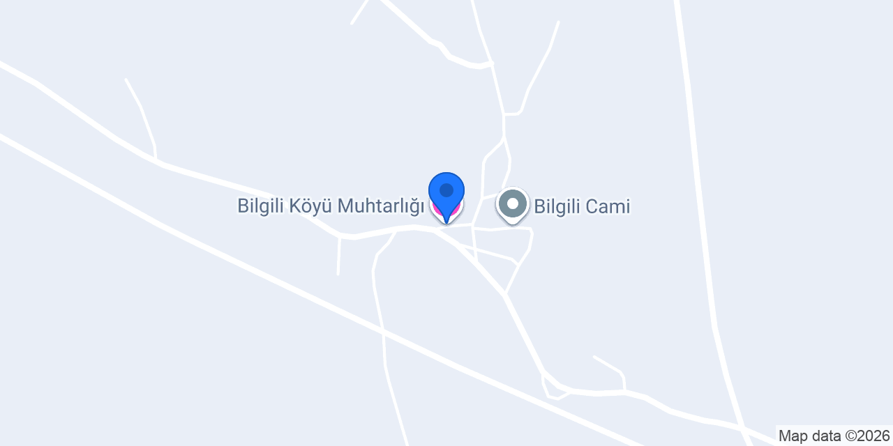 Bilgili Köyü Muhtarlığı konumu