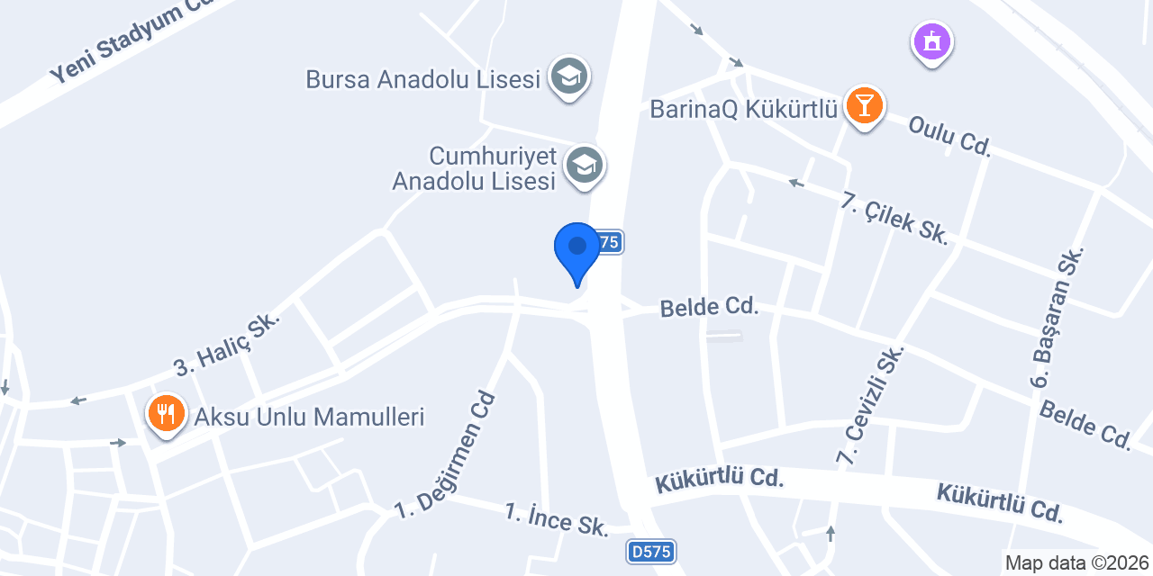 Bursa Doğumevi Taksi konumu