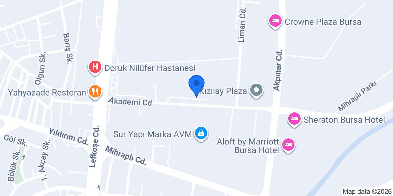 Atakent optik konumu