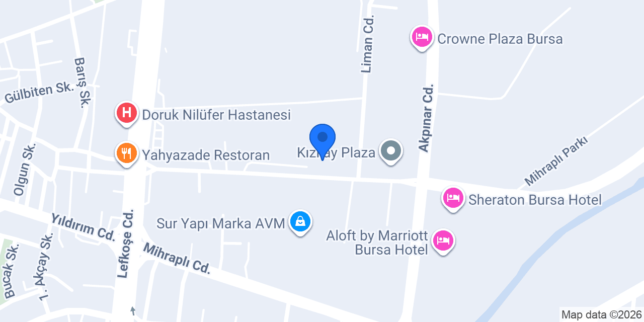 SETRMS NİLÜFER ŞUBE konumu