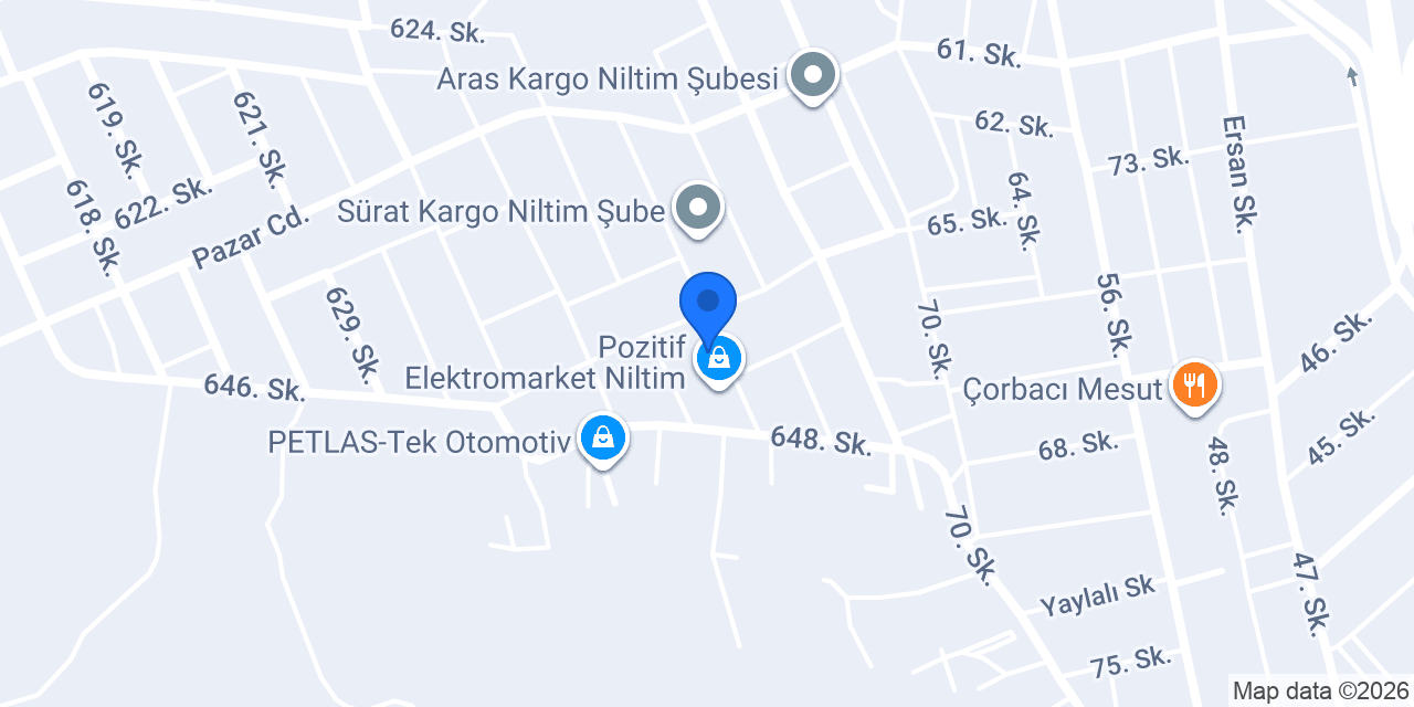 VİA Far onarım merkezi konumu