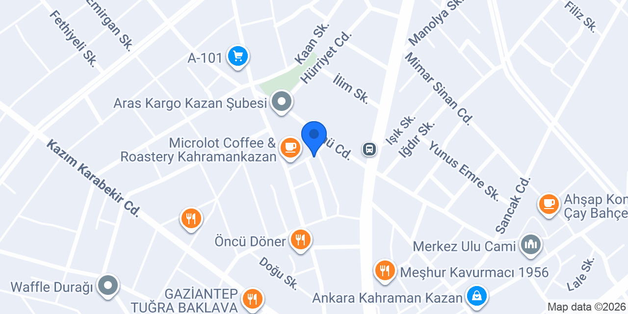 Çağla Cafe konumu
