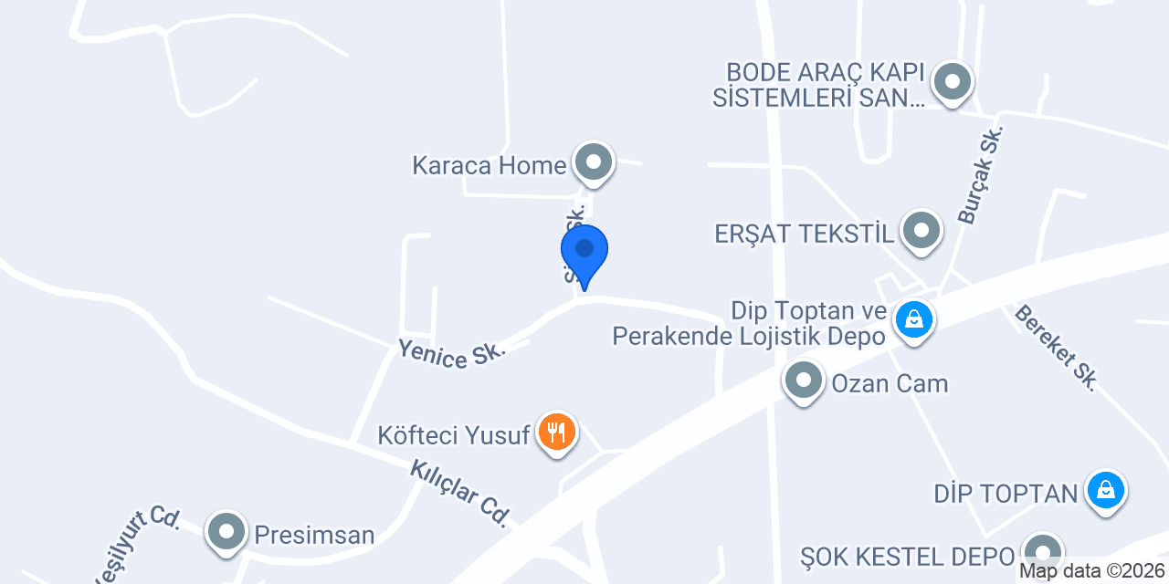Burhan Tutuş Tekstil konumu